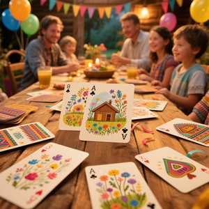 โป๊กเกอร์เคลือบเงาสไตล์โบฮีเมียนยุโรปปรับแต่งได้เหมาะสำหรับครอบครัว - Product Image 6