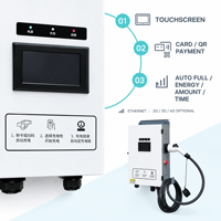 Borne de Recharge Rapide DC 40kW CCS2 pour Véhicules Électriques, Station de Recharge Monopistolet OCPP 1.6J avec Paiement RFID, IP54, pour Flotte, Dépôt, Commercial et Vente au Détail (EVSE)