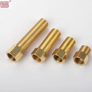 Bague en laiton/cuivre usinée CNC sur mesure pour <span class=keywords><strong>tuyau</strong></span> d'eau haute pression, raccords de tuyauterie épaissis plaqués, avec filetage extérieur/intérieur disponible - Product Image 5
