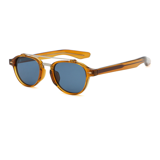 2026 New Fashion Trendy Polarized Acetate Full Rim Sunglasses Lightweight Comfortable Unisex Luxury UV Protection