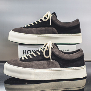 รองเท้าผ้าใบลำลองสไตล์สปอร์ตสำหรับผู้ชาย รุ่นปี 2026 ทันสมัย ใช้งานได้หลากหลาย ระบายอากาศได้ดี แบรนด์ยอดนิยม พื้นหนา - Product Image 1