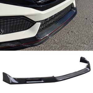 Alerón Delantero de Fibra de Carbono Estilo EV, Divisor Delantero para Honda Civic 10ª Gen FK8 Type R Si 2016+ - Product Image 4
