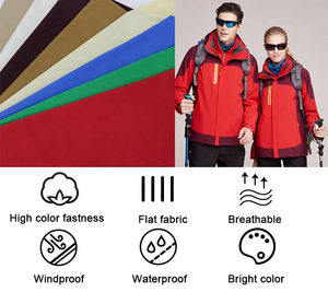 Venta al por mayor precio de fábrica de poliéster ligero <span class=keywords><strong>Softshell</strong></span> <span class=keywords><strong>tela</strong></span> para ropa de invierno - Product Image 6