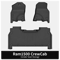 Kunden spezifische TPE Auto Fußmatten Crewcab Spezielles grenz überschreiten des Autozubehör für Dodge Ram 1500 2019-2025