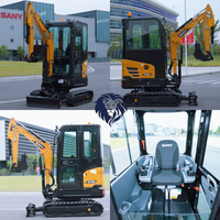 Mini-excavatrice compacte SANY SY18C haute performance, 1,98 t, 14,6 kW, 0,04 m³, excavatrice sur chenilles pour jardin, ferme, travaux en espace restreint