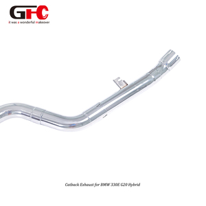 El GFC es adecuado para el Catback híbrido de alta calidad 2023 <span class=keywords><strong>BMW</strong></span> <span class=keywords><strong>330e</strong></span> 2,0 T G20 B48 con silenciador de sistema de escape de válvula - Product Image 5