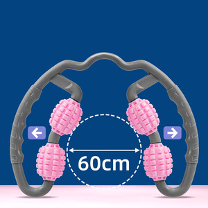 SHENGDE Mini mujer portátil Circular relajante equipo para mano pierna cuerpo ejercicio PVC ABS adultos Yoga palo de masaje - Product Image 2