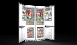 <span class=keywords><strong>Réfrigérateur</strong></span> électrique intelligent à congélateur bas intégré, sans givre, certifié Energy Star, ultra silencieux, classe énergétique 2, pour hôtel - Product Image 3