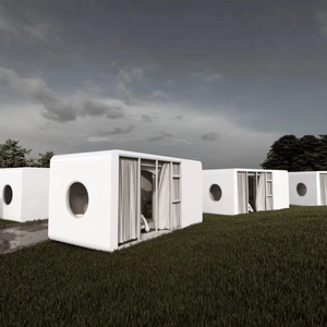 Maison conteneur durable avec 1 chambre et 1 salle de bain, idéale <span class=keywords><strong>pour</strong></span> bureau, salle de réception et hébergement. - Product Image 1