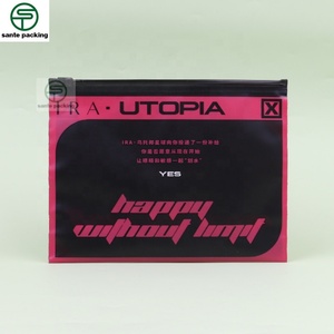 Customized Plastic Self <b>Sealing</b> Bodysuits Packaging <b>Bag</b> Zipper Green Frosted Ziplock <b>Bag</b> for Sleepwear Packaging - Product Image 6