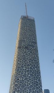 Vịnh <span class=keywords><strong>GRC</strong></span> uhpc mặt tiền ốp tường hình học rỗng cho tháp cao tầng - Product Image 3