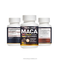 Kapsul Akar Maca OEM ODM untuk Dewasa, Kapsul Maca Hitam untuk Pria, Suplemen Herbal, Kapsul Peningkat Energi Herbal