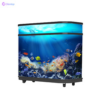 Nueva pantalla Led de recepción personalizada P1.86 P2.5, Mostrador de tienda mágica, pantalla de bienvenida de señalización Digital Led para exposición
