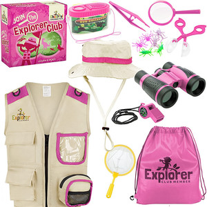 Ensemble de vêtements d'exploration archéologique pour enfants, veste et chapeau d'aventure pour enfants, jouet de jeu de camping, kit d'explorateur pour enfants - Product Image 3