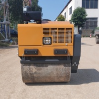 Prix d'usine 850 kg 1 tonne 1,8 tonne Mini rouleau compresseur diesel essence Rouleau vibratoire de compactage CE EPA