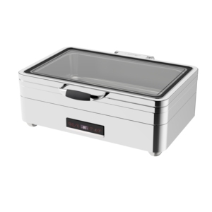 Sunnex <b>Food</b> <b>Warmer</b> Chafing Roma Series Hotel Supply Stainless Steel 304 Restaurant Full Size 8.5ltr Electric Chafing Dishes Set - Product Image 1