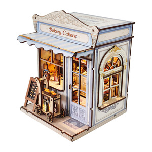 Kit de maison miniature à construire soi-même - Jouets miniatures détaillés, ensemble de maison de poupée pour l'artisanat créatif et l'exposition - Product Image 5
