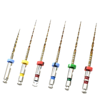 Instrumento Dental, Limas Flexigold, Limas Endodónticas Rotatorias, Limas de Motor Endo Dentales de 25 mm, Herramienta Dental de Activación por Calor