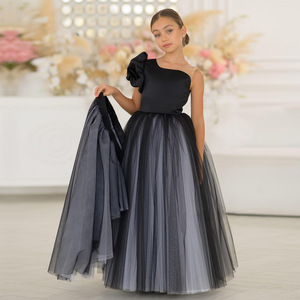 Robe de Soirée Princesse pour Filles, Idéale pour Recital de Piano, Défilé, Demoiselle d'honneur, Mariage, Anniversaire, Spectacle Scénique – Tenue Élégante - Product Image 2