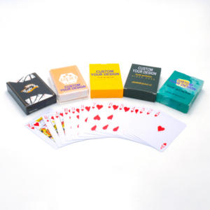 Muestra gratis dólar 57*87mm plástico duradero juego de póquer naipes para pedidos a granel para Club Casino bar restaurante - Product Image 4