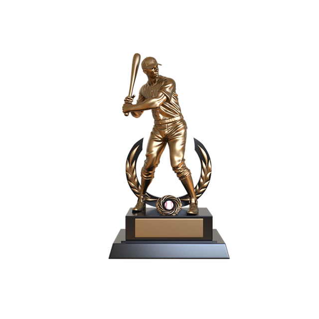 Wholesale New Design Custom Baseball Trophies and Awards Resin Baseball Figurine Souvenirs Decoration Baseball Trophy