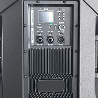 Système de haut-parleurs PA 500w 15'' en plastique, haut-parleur actif avec amplificateur de classe D, Bluetooth, DSP, FIR