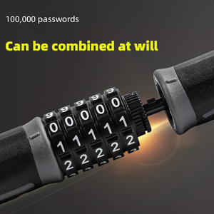 Heavy Duty Password Bike Chain <strong>Lock</strong> for Bicycle Scooter Ebike Cycle Strong Anti Theft Combination Digital <strong>Security</strong> <strong>Code</strong> - Product Image 4