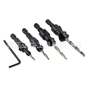 4-Piece Woodworking Tapered Drill Bits 6 10 13mm Hex Shank Countersink Drills For Hole Opening And Countersinking - Product Image 5
