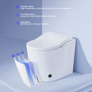 Kích Thước Nhỏ 58Cm Tiết Kiệm Không Gian Tự Động Thiết Bị Vệ Sinh Thông Minh Nhà Vệ Sinh Bát Sàn Gắn Phòng Tắm <span class=keywords><strong>WC</strong></span> Vòng Thông Minh Nhà Vệ Sinh - Product Image 4