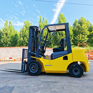 Nuovo Carrello Elevatore Diesel da 1,5, 2, 3, 4, 5 Tonnellate con Forche Lunghe per Movimentazione Macchinari, Alimentazione a Motore Diesel - Product Image 2