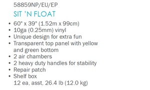 <span class=keywords><strong>INTEX</strong></span> 58859 SIT 'N <span class=keywords><strong>FLOAT</strong></span> สูบลมลอยน้ำได้พร้อมที่วางแก้ว - Product Image 5