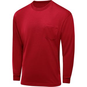 Camiseta de trabajo de rendimiento de manga larga para hombre Red Kap con bolsillo central - Product Image 2