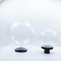 Machine de soufflage de globes semi-automatique PMMA/PC avec PLC et composants de moteur à haut rendement