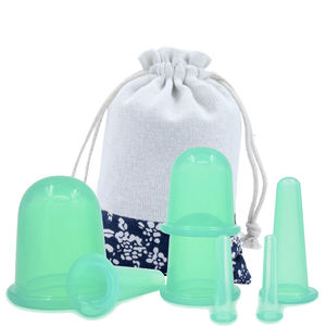 7 шт. антицеллюлитный вакуумный массаж силиконовой чашек для домашнего обихода продукт для ухода за здоровьем, китайский персональный для баночной терапии - Product Image 4