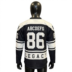 Jersey de Hockey sobre Hielo Personalizado con Bordado Profesional de Poliéster de Secado Rápido al Mejor Precio - Product Image 2