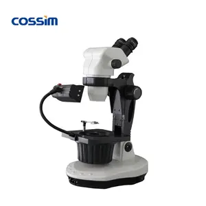 Microscópio binocular vgm650, equipamento gemológico com gemologia estéreo