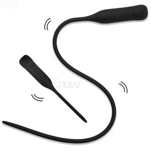Sexbay Vibratore Uretrale in Silicone, Giocattolo Sessuale Gay, Plug Uretrale, Vibratore Maschile, Giocattoli per Adulti - Product Image 2