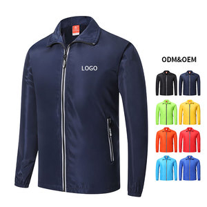 Veste coupe-vent respirante et fine avec logo personnalisé pour hommes et femmes, idéale pour les sports d'automne, résistante au vent - Product Image 5