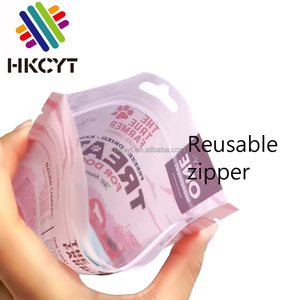 Tùy chỉnh in Nắp kéo treo notch <span class=keywords><strong>Ziplock</strong></span> Túi cửa sổ tùy chỉnh đứng lên túi cho vật nuôi xử lý - Product Image 6