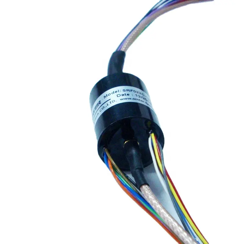 Anillo deslizante de fibra óptica, multicanal, SRF022C-12-1RF