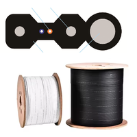 Kabel Fiber Optik Drop Murah Pabrik, Self Support 1 2 4 Core G657A, Kabel Fiber Optik Outdoor 1KM 2KM, Harga Per Meter