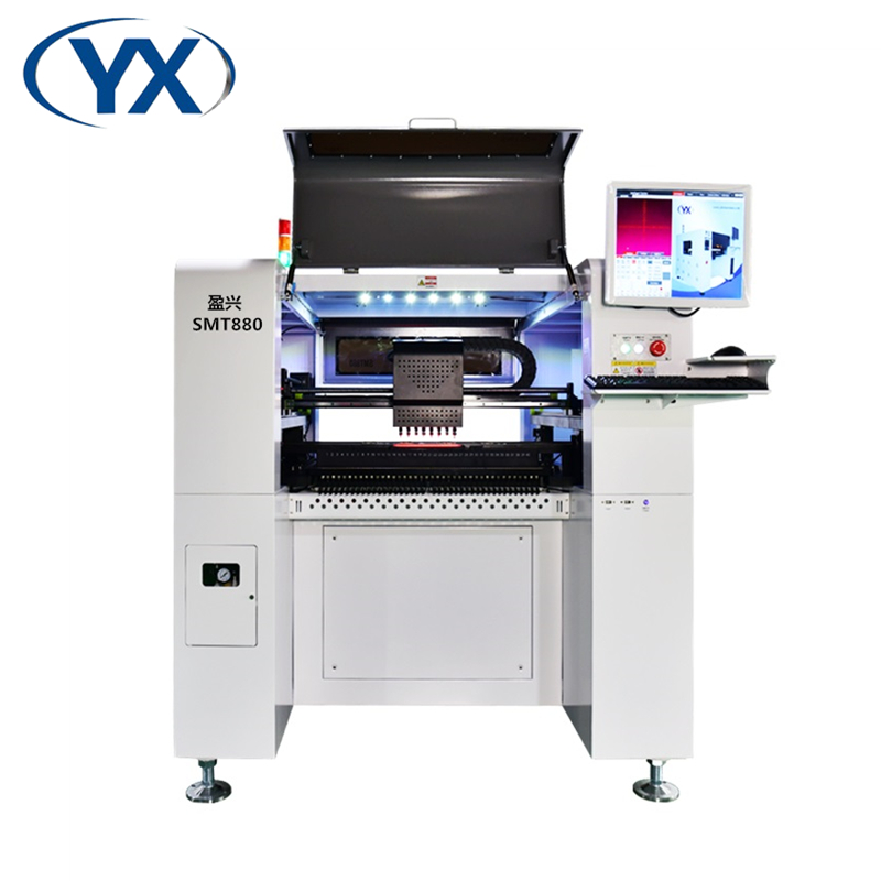 Smt Machine SMT880 8 Head Pcb Surface Placement Equipment SMD SMT Line Chip Mounter Automatic LED High Speed Pick And Place Machine