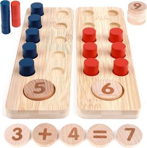 Manipolanti matematici in legno personalizzati per materiale in classe dell'insegnante Montessori in età prescolare - Product Image 3