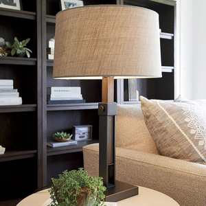 Four-Corner <b>Table</b> <b>Lamp</b> Led Changeable Color E26 <b>Base</b> 220V Switch Control Floor <b>Lamp</b> For Living Room Modern Minimalist Style - Product Image 5