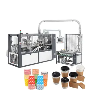 Papier Tee tasse Herstellung Maschine Tasse Herstellung Maschine Automatisches Papier Neue Top 228s Hochgeschwindigkeits-Pappbecher Maschinen