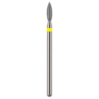Machine de manucure électrique professionnelle, coupe-ongles 2.5mm en forme de flamme, diamant, cuticule, forets à ongles, 1 pièce