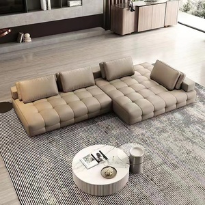 Vente directe d'usine canapé en cuir de style simple canapé de salon bureau zone de réception canapé confortable <span class=keywords><strong>Soca</strong></span> pour chambre - Product Image 6