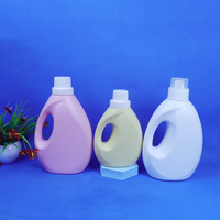 Haute qualité 500ml 1L 2L vide en plastique bouteille de détergent à lessive bouteille en plastique pour savon liquide conteneur tissu plus doux en gros