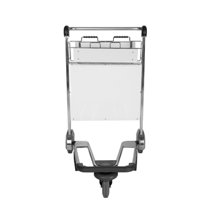 Durable Airport Baggage Trolley Airport Passenger <b>Cart</b> With <b>Storage</b> Basket For Public Area - Product Image 5