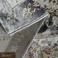 Tapis de luxe LandScopeTech style persan, vintage français, en polyester, tissé à la machine, avec support écologique, adapté aux animaux domestiques, à poils moyens et longs